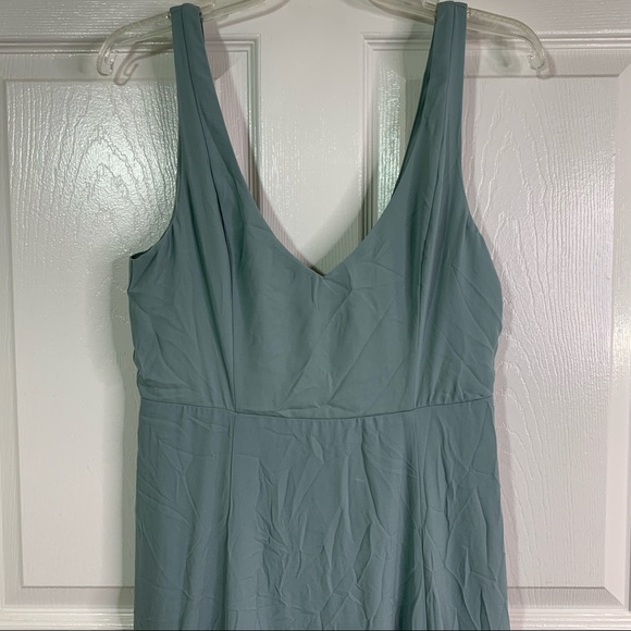 Show Me Your Mumu Jenn Maxi Dress Silver Sage - Picture 5 of 11